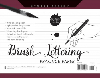 Brush Lettering Practice Paper (Studio Series)