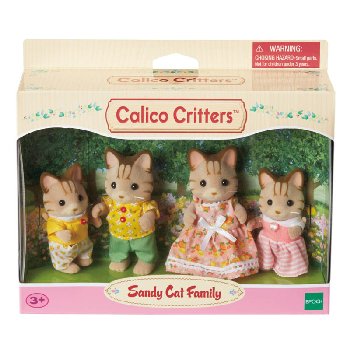 Sandy Cat Family (Calico Critters)