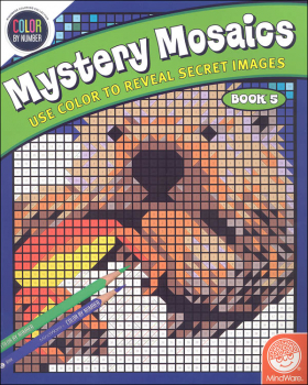 Color By Number Mystery Mosaics: Book 5