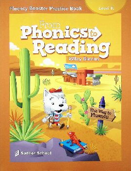 From Phonics to Reading Fluency Booster Practice Book Grade K
