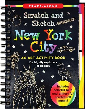 New York City Trace-Along Scratch and Sketch Activity Book
