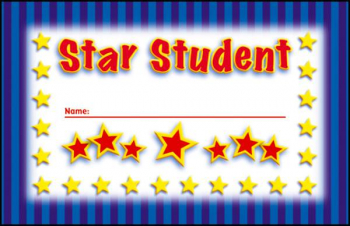 Star Student Incentive Punch Card