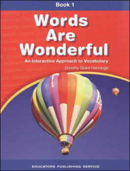 Words Are Wonderful Student Book 1