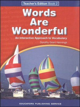 Words Are Wonderful Teacher's Edition Book 2