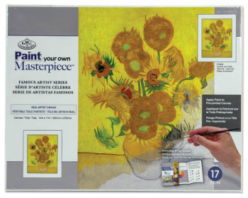 Vincent Van Gogh - "Still Life - Vase with Fifteen Sunflowers" (Famous Artist Series)
