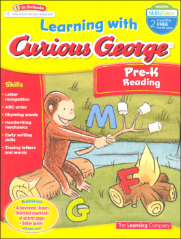 Learning with Curious George Preschool Reading Workbook