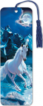 Unicorn 3-D Bookmark