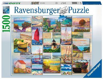 Coastal Collage Puzzle (1500 piece)