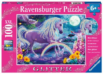 Glitter Unicorn Children's Puzzle (100 piece)