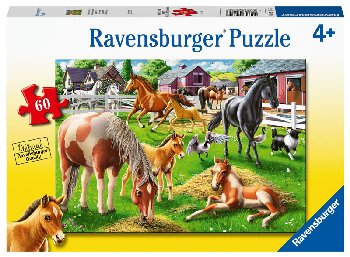 Happy Horses Children's Puzzle (60 piece)