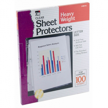 Sheet Protectors - Heavy Weight - Clear (100 Bx) 