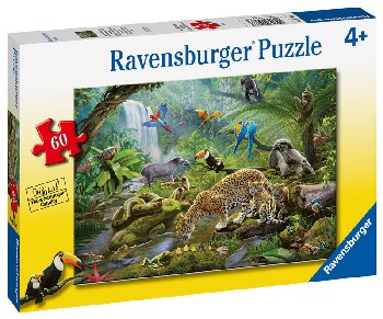 Rainforest Animals Children's Puzzle (60 piece)