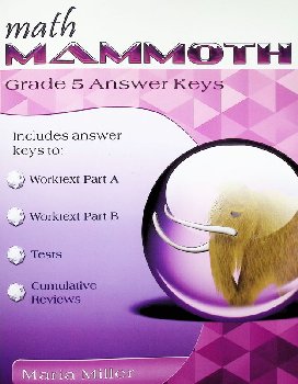 Math Mammoth Light Blue Series Grade 5 Answer Key (revised)