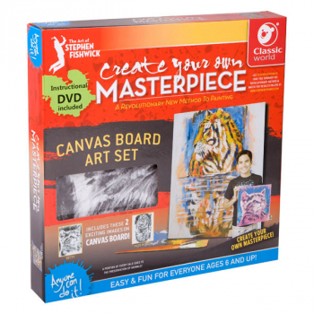 Create Your Own Masterpiece: Tiger & Kitten Set 12" x 12"