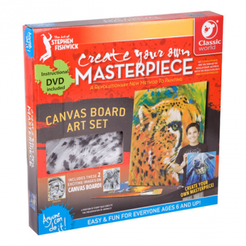 Create Your Own Masterpiece: Sea Turtle & Cheetah Set 12" x 12"