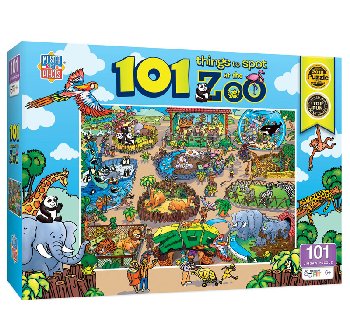 101 Things to Spot at the Zoo Puzzle (100 piece)