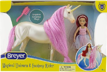 Breyer Freedom Series Magical Unicorn & Fantasy Rider, Meadow