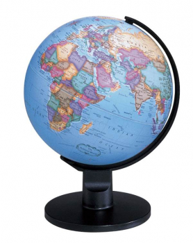 Trekker 6" Globe (Blue) - English