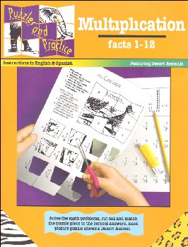 Puzzles & Practice: Multiplication (Facts 1-12)