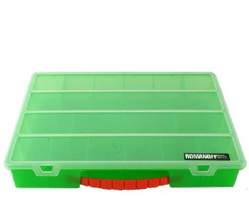 Organizer Case: Large - Lime Opaque