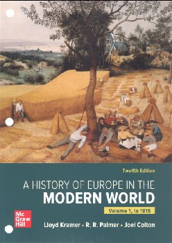 History of Europe in the Modern World Volume One