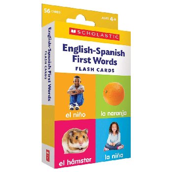 English-Spanish First Word Flash Cards