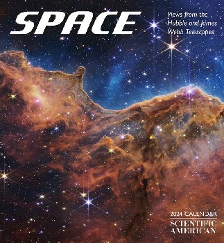 Space: Views from the Hubble and James Webb Telescope 2024 Wall Calendar