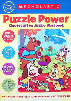 Puzzle Power Kindergarten Jumbo Workbook