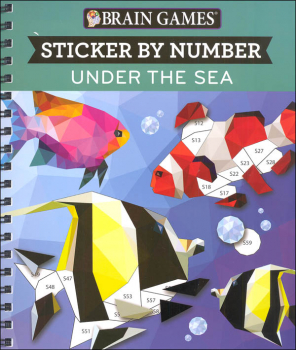 Brain Games Sticker by Numbers - Under the Sea
