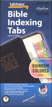 Standard Rainbow Bible Tabs