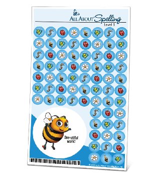 All About Spelling Level 1 Bee-utiful Bug Stickers