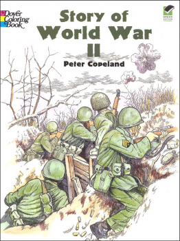 Story of World War II Coloring Book