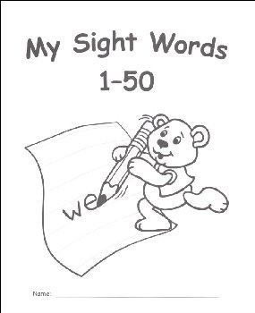 My Sight Words 1-50