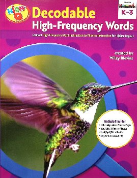 Decodable High-Frequency Words Workbook - K-3 (High-Q)