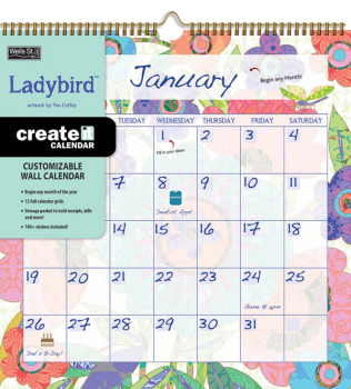 Ladybird Create-it Wall Calendar