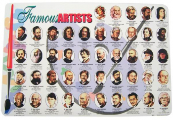 Famous Artists Placemat
