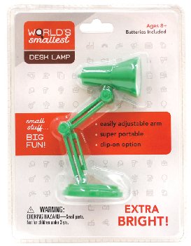 World's Smallest Desk Lamp (Battery Operated)