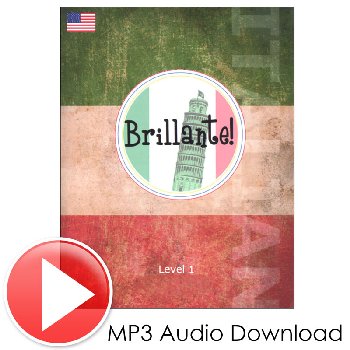 Brilliant! Italian Level 1 MP3 Audio Download