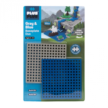Baseplate Duo - Gray & Blue