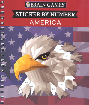 Sticker by Number - America (Brain Games)