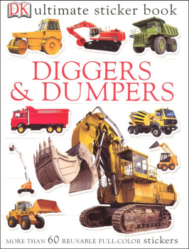 Ultimate Sticker Book: Diggers & Dumpers