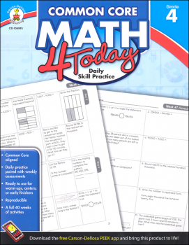 Math 4 Today Grade 4 (Common Core)