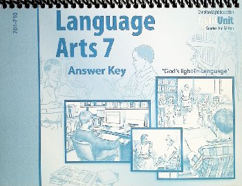 Language Arts LightUnit 701-710 Lesson Answer Key Sunrise 2nd Edition