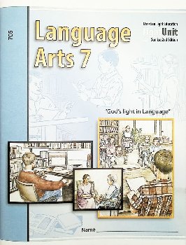 Language Arts LightUnit 705 Sunrise 2nd Edition