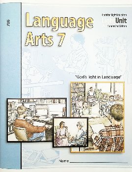 Language Arts LightUnit 706 Sunrise 2nd Edition