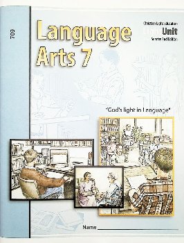 Language Arts LightUnit 709 Sunrise 2nd Edition