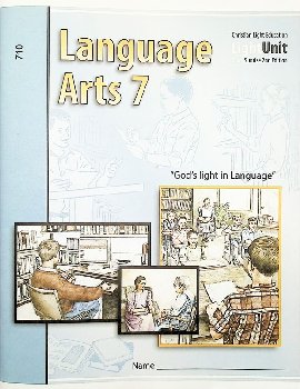 Language Arts LightUnit 710 Sunrise 2nd Edition