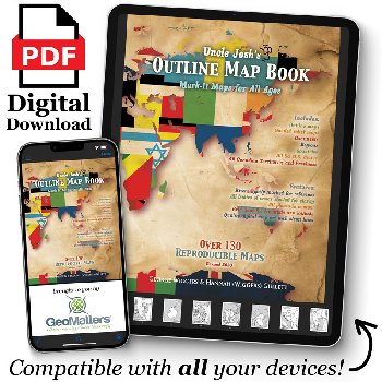 Uncle Josh S Outline Map Book Digital Download Geography Matters   033049 