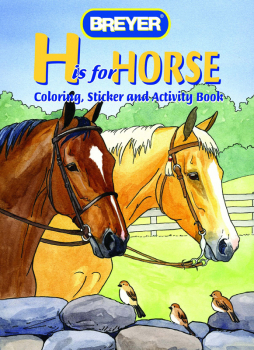 Breyer® H is for Horse Coloring Book with Stickers