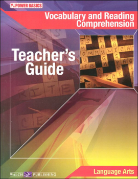 Vocabulary and Reading Comprehension Teacher Guide